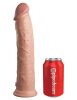 11" Dual Density Silicone Cock  Light