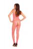 Net Suspender Bodystock Pink