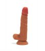 XMEN 7.6 inch Double Layer Silicon Dildo Brown