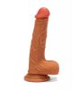 X-MEN 8.3 inch Double Layer Silicone Dildo Brown