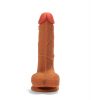 X-MEN 8.3 inch Double Layer Silicone Dildo Brown